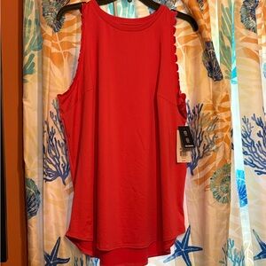 Crown and Ivey XL Skort set / Coral-Pink